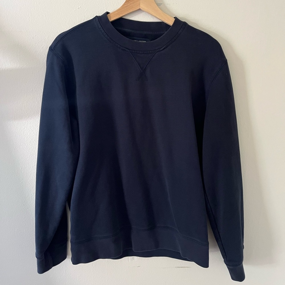 Everlane Men's Crewneck Sweater in Navy Medium